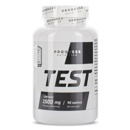 Трібулус террестрис, Test, Progress Nutrition, 1500 мг, 90 таблеток